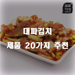  [상품랭킹] 대파김치 상품군1위~20위 리스트 정보 입니다. 
