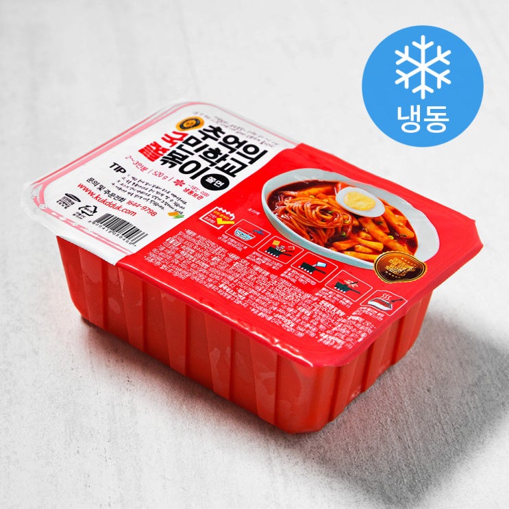  (착한가격) 추억의 국민학교 쫄볶이 (냉동), 520g, 2개 