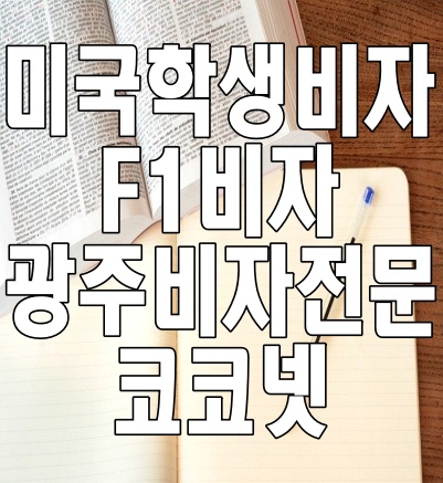  [광주비자전문 / 미국학생비자] 미국 F1비자/ 미국 어학연수 비자/ F1비자 준비서류와 절차 코코넷과 함께!