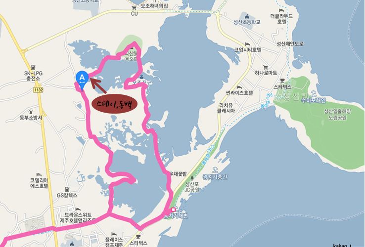  스테이,동백_오시는 길 안내입니다.