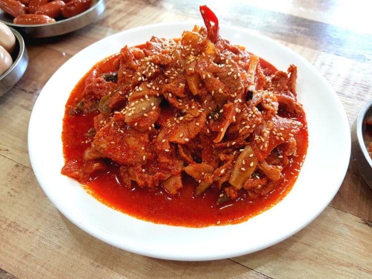  제가 좋아하는 백반 맛집 해바라기 식당 제육볶음도 맛있어요!