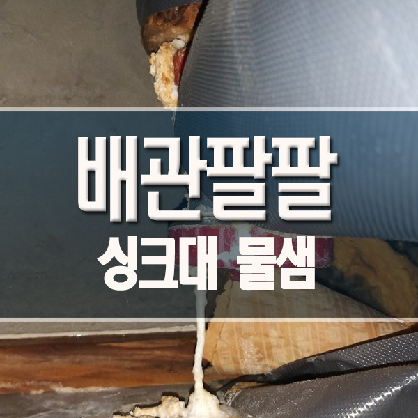  싱크대 물샘 막혔을때 원인은 기름때와 음식물