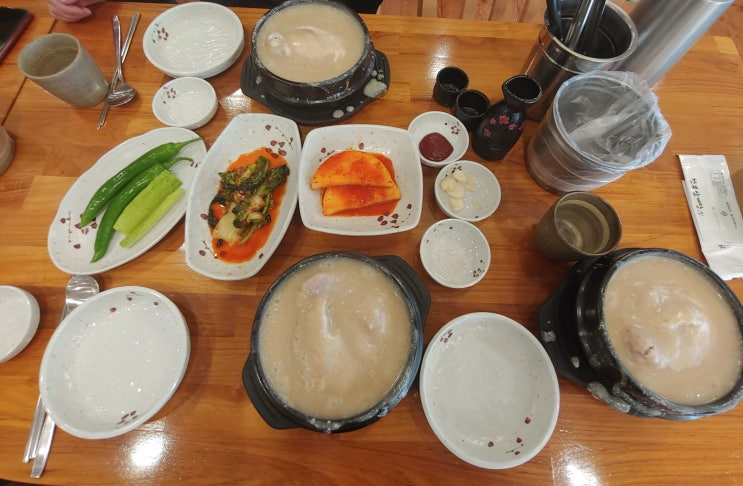  철산 맛집 - 건강함이 가득! 한본삼계탕
