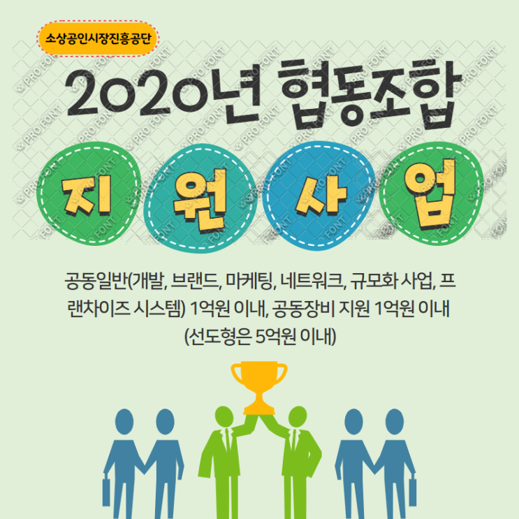  2020년 소상공인협동조합 지원사업(협업 활성화 공동사업) 소개