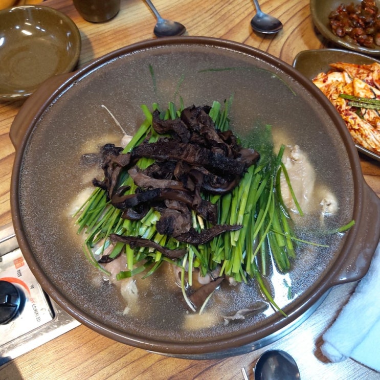  오산 백숙 작은영토! 보양식 능이 닭백숙 강추