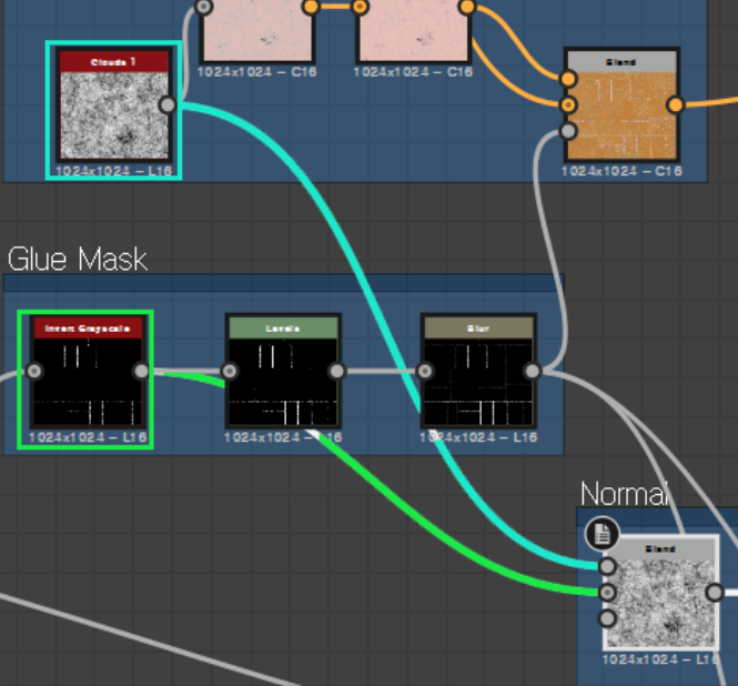  [Substance Designer] 대리석 타일 - 6 (Normal)