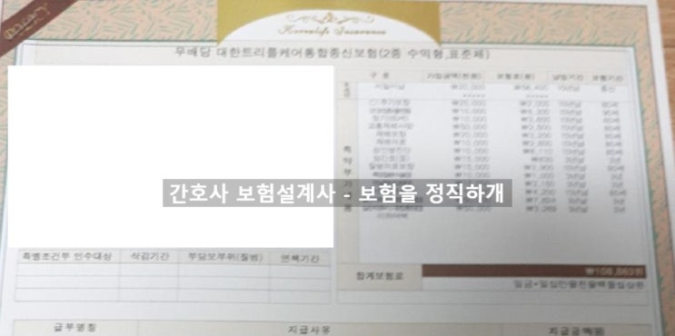  한화생명 대한생명 대한트리플케어통합종신보험 유지해도 될까요...