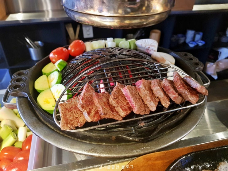 분위기 좋은 송도소고기맛집 1대1 화로구이 아인