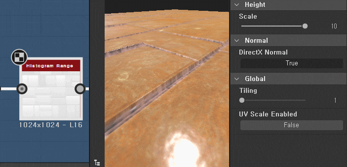  [Substance Designer] 대리석 타일 - 2 (Height)