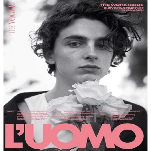  핫딜, LUOMO VOGUE ITALIA 19년11월-티모시샬라메 (주)월드메거진 