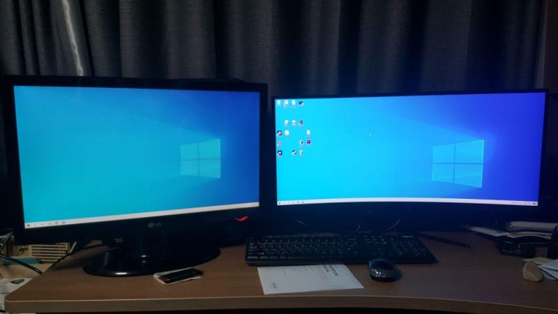 한성컴퓨터 커브모니터 TFG29F10W 1200R