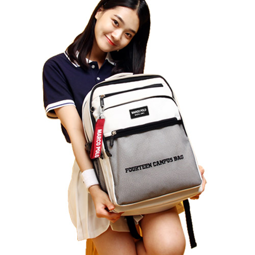   2020년 가성비 추천  마르코폴로 남녀 공용 포틴 백팩 MP6414 + 패브릭 키링 랜덤 발송