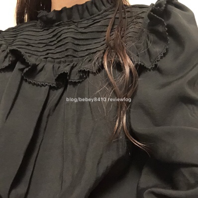  [내돈내산/블라우스] 스키니피그 Delluna blouse black