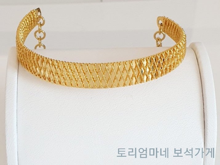 순금5돈팔찌 여자팔찌디자인 이정도면 아트?