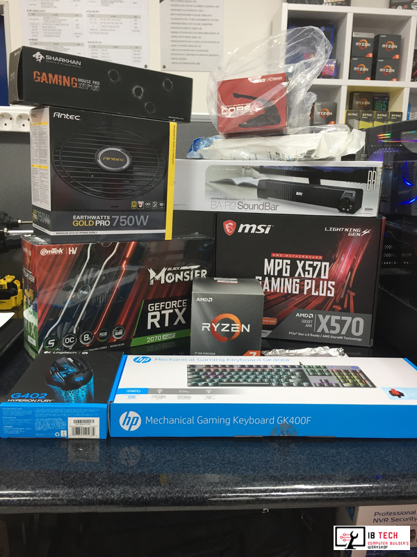  목포 게이밍컴퓨터빌드 라이젠 3700x / RTX2070 SUPER 오랫만에 배송설치까지~