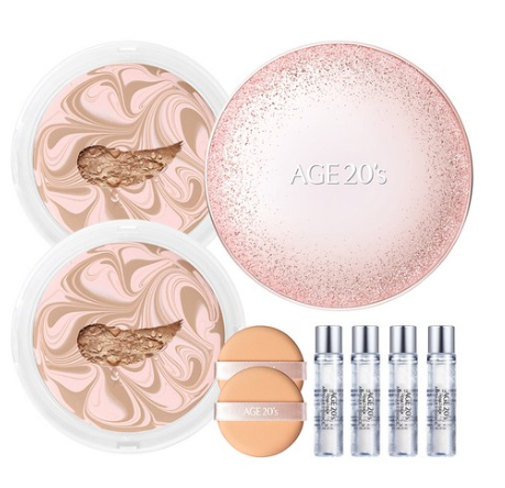  2020년 내일배송 파는곳  에이지투웨니스 스파클케이스 + 리필 12.5g x 2p + 앰플 10ml x 4p   [23,000원]