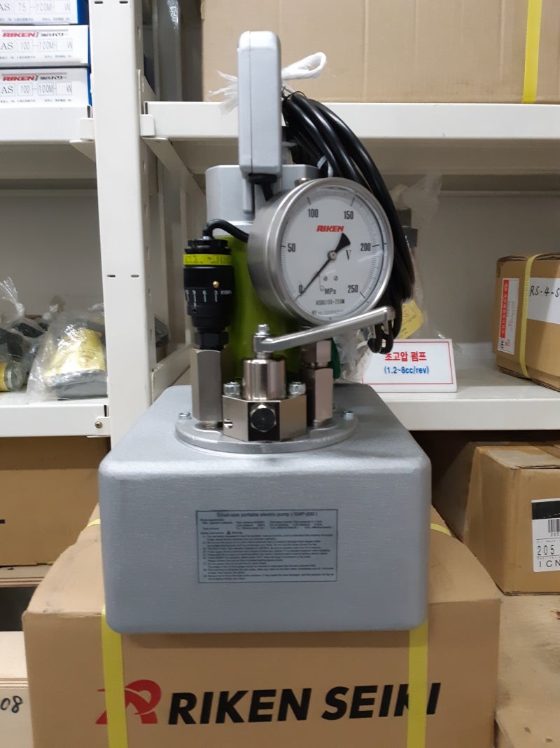 2.000BAR 전동유압펌프 (RIKEN KIKI)(RIKEN SEIKI) : 네이버 블로그
