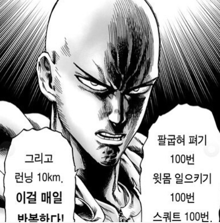 내 운동의 역사 #1-원펀맨식 운동