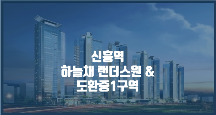 신흥역 하늘채 랜더스원 임장기2편 / 도환중1구역 / 신흥역효성해링턴플레이스