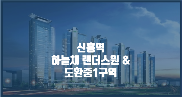  신흥역 하늘채 랜더스원 임장기2편 / 도환중1구역 / 신흥역효성해링턴플레이스