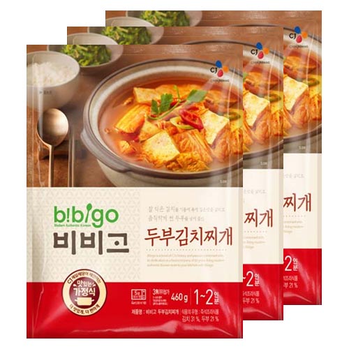  [쿠팡 로켓배송 물품] 비비고 두부김치찌개, 460g, 3개  판매 링크!