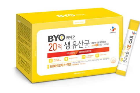 2020년 내일배송 파는곳  BYO 키즈 20억 생유산균   [23,010원]