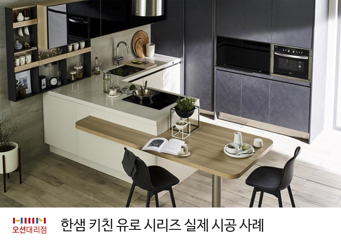  한샘의 키친 유로 시리즈 제안 3 - 가장 대중적인 한샘의 스페셜 에디션! 유로 8000의 터치 시리즈