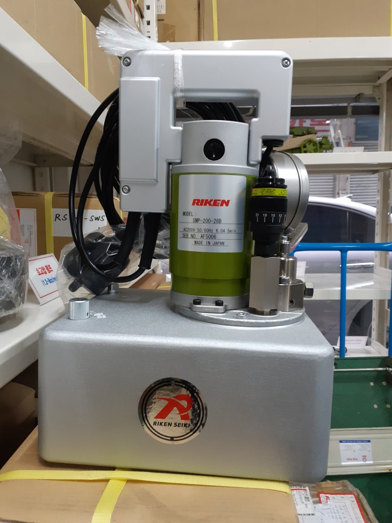 2.000BAR 전동유압펌프 (RIKEN KIKI)(RIKEN SEIKI) : 네이버 블로그