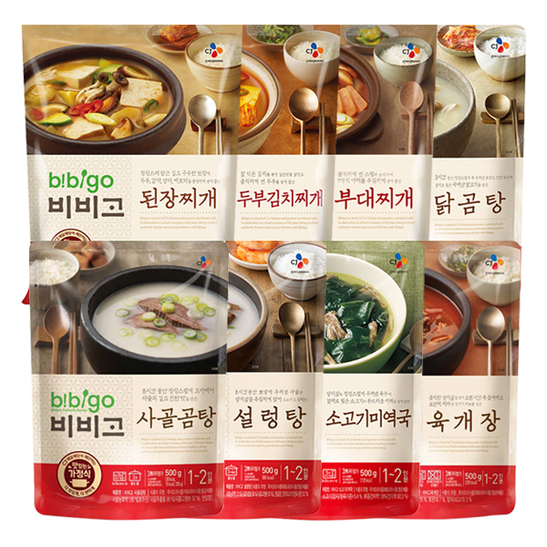  [쿠팡 로켓배송 물품] 비비고 즉석국 국 찌개, 500g, 8종  판매 링크!