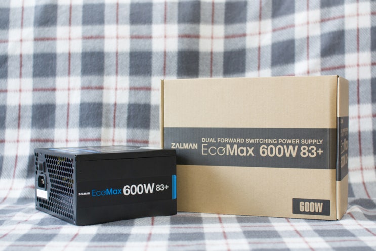 잘만이 잘만든 보급형 파워서플라이 EcoMax 600W 83+