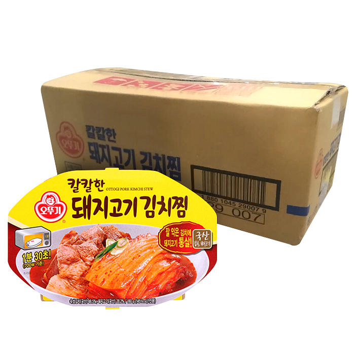 [쿠팡 로켓배송 물품] 오뚜기 즉석 칼칼한 돼지고기 김치찜, 180g, 12개  판매 링크!