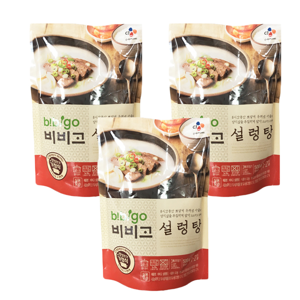  [쿠팡 로켓배송 물품] 비비고 설렁탕, 500g, 3개  판매 링크!