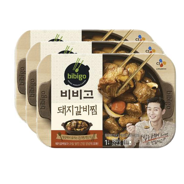  [쿠팡 로켓배송 물품] 비비고 돼지갈비찜180gx3개, 1세트  판매 링크!