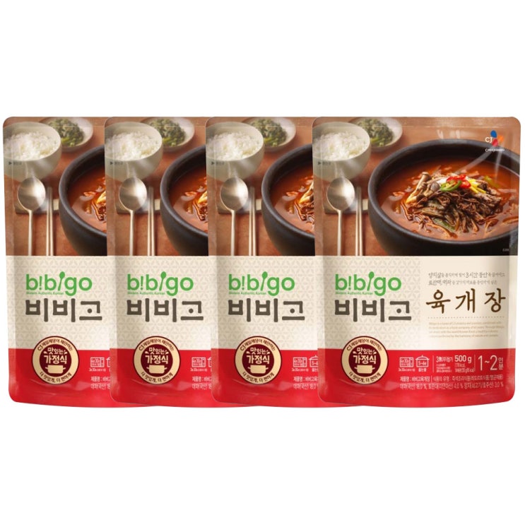 [쿠팡 로켓배송 물품] 비비고 육개장, 500g, 4개  판매 링크!