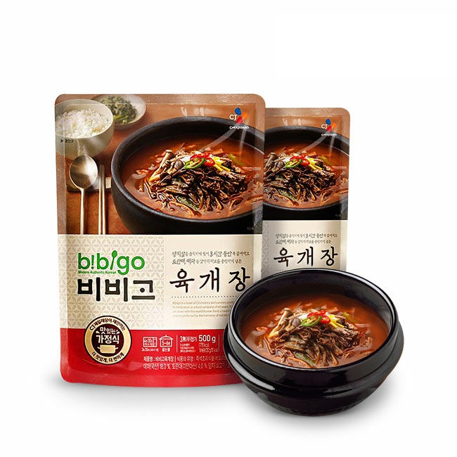  [쿠팡 로켓배송 물품] [신세계TV쇼핑]CJ 비비고 육개장 500g*5봉, 500g, 5봉  판매 링크!