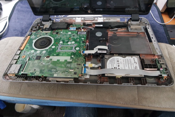  HP ENVY 17t-k200 (K4T90AAR) SSD 추가 장착