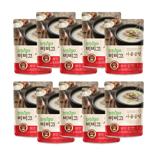  [쿠팡 로켓배송 물품] 비비고 사골곰탕, 300g, 10개  판매 링크!