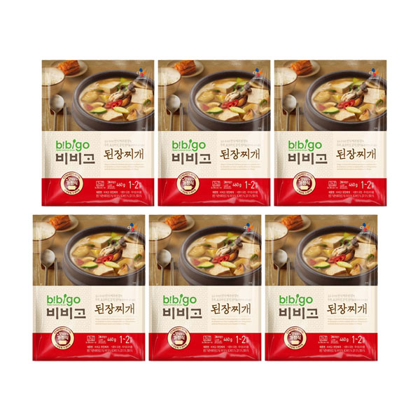  [쿠팡 로켓배송 물품] 비비고 된장찌개, 460g, 6개  판매 링크!