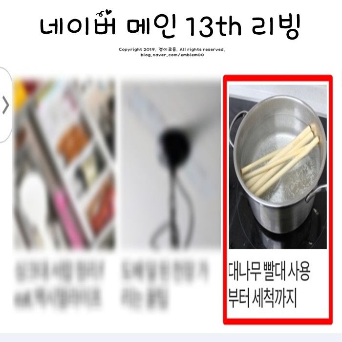 네이버리빙 메인 13th 기록_살림