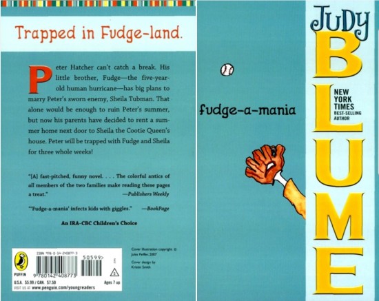  Fudge-a-Mania 독후활동 자료