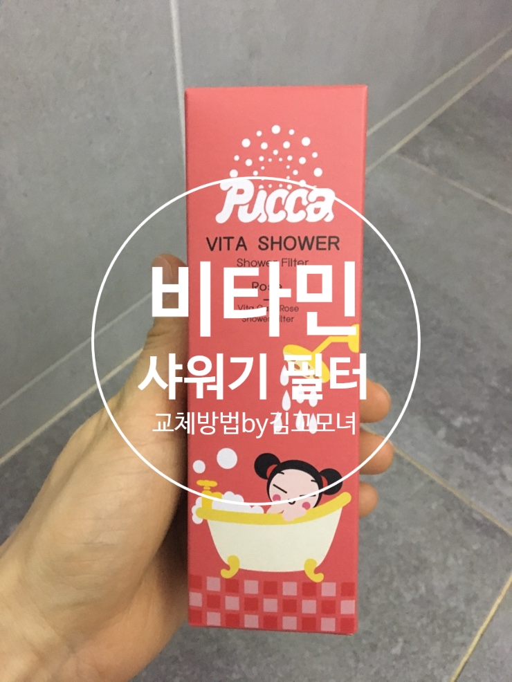  뿌까 비타민 샤워필터로 바꾸고 피부가 웃었다