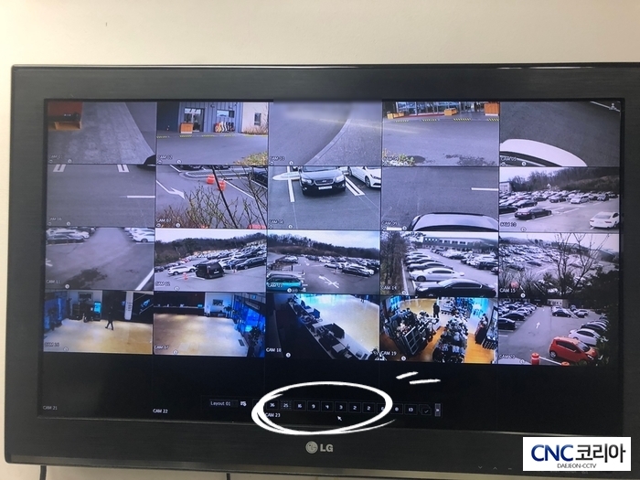  대전cctv시공 주차장cctv설치 모니터링!