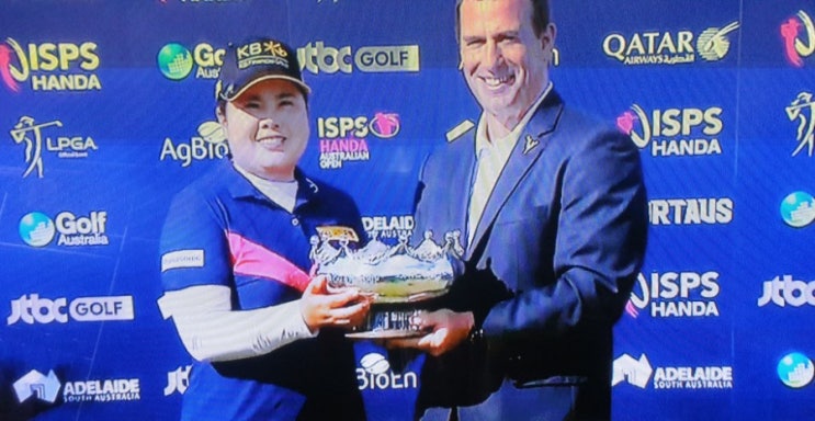  박인비 LPGA투어 20승 ISPS 한다호주오픈 우승