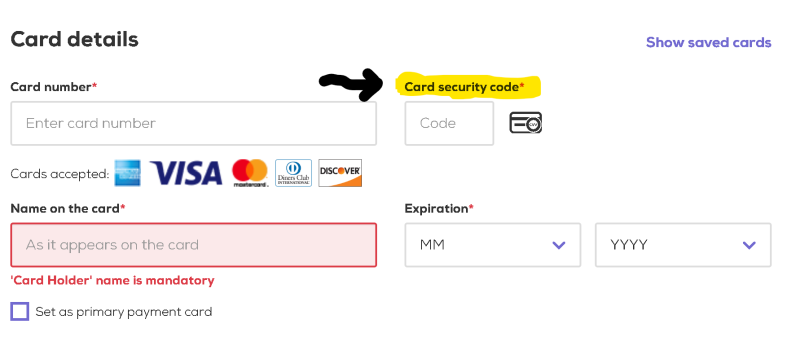 메가버스(Megabus) 예약 - Contact number (include area code), Card security ...