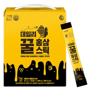 한국삼 데일리 꿀홍삼스틱, 10g, 100개입 25,900원