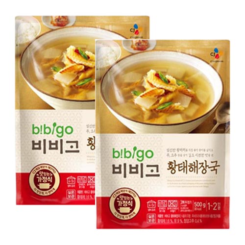  [쿠팡 최저가 로켓배송] cj제일제당(주) 비비고 황태해장국500gx2개, 500g, 2개_38 (비비고 사골곰탕비비고 왕교자비비고비비고 죽비비고 육개장비비고 만두비비고 김치비비고 주먹밥비비고 갈비탕비비고 미역국)