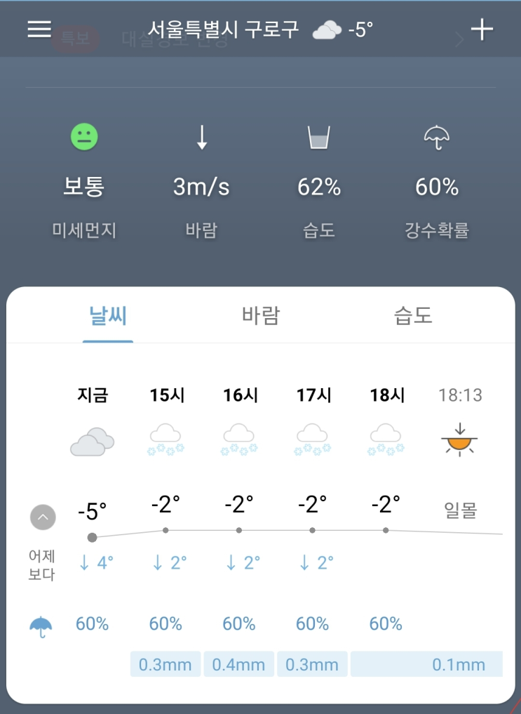  오늘의 어플: 첫화면날씨 (티니어 소개 기사 가져왔어요!)