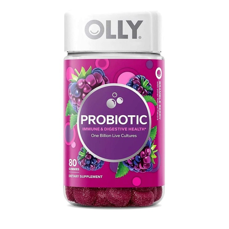 면역력유산균 OLLY Probiotic Gummy 면역력 구미 유산균 80T 수량 용량  이거 어때요?