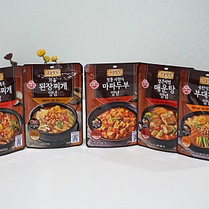 [오뚜기] '오늘밥상' 간편양념 차돌 된장찌개양념으로 뚝! 딱! 끓인 된장찌개*