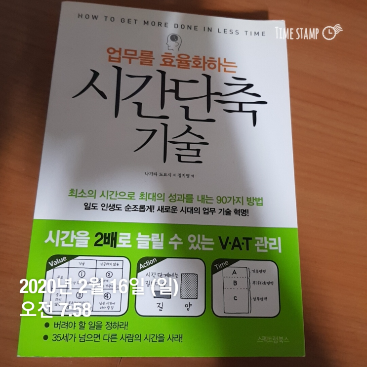 [독후감] 업무를 효율화하는 시간 단축 기술